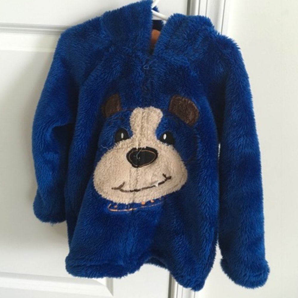 Boys Rock Bear fluffy jacket